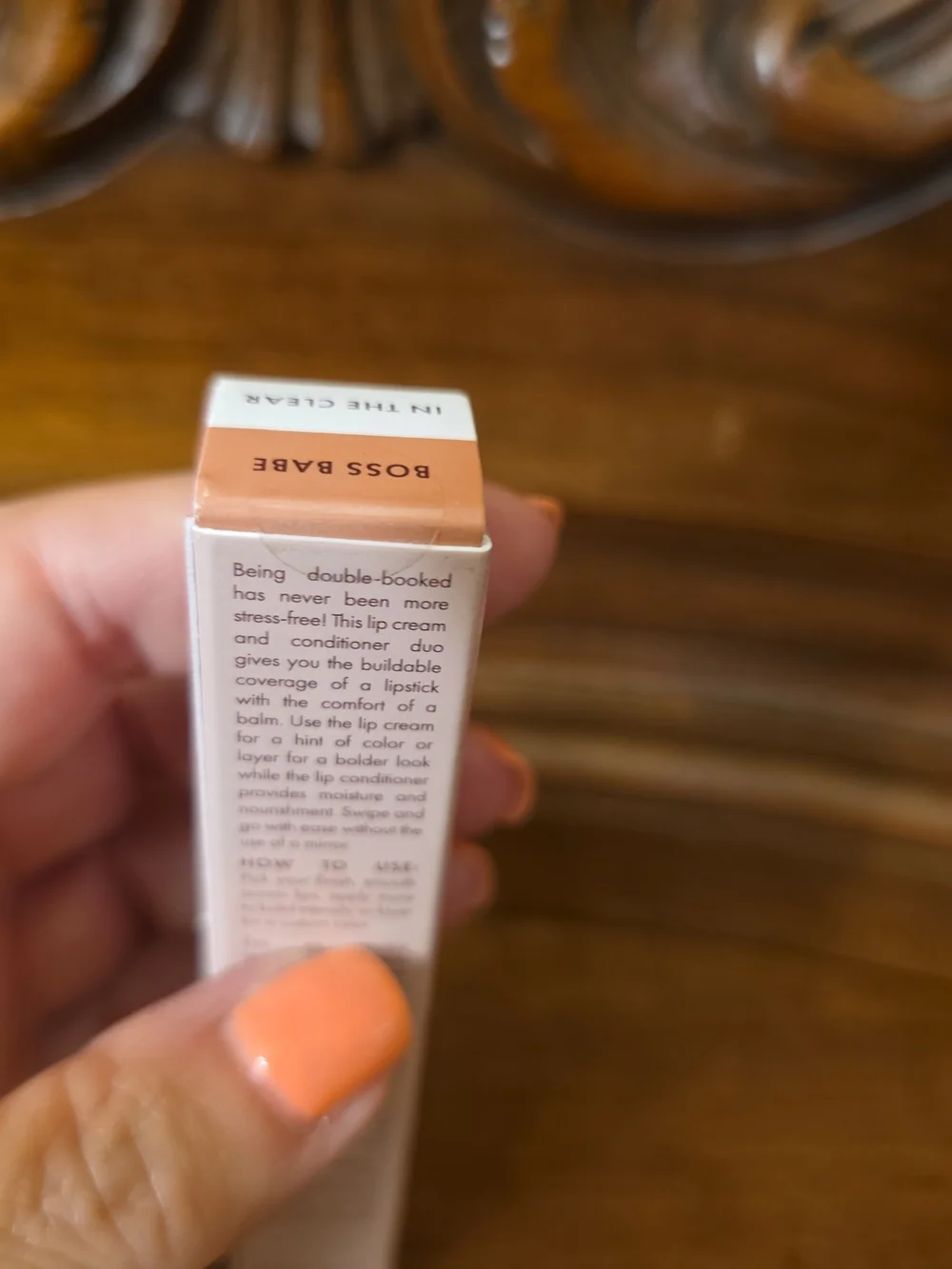 Wander Beauty Double Booked Lip Cream/Conditioner, Boss Babe/In The Clear--New